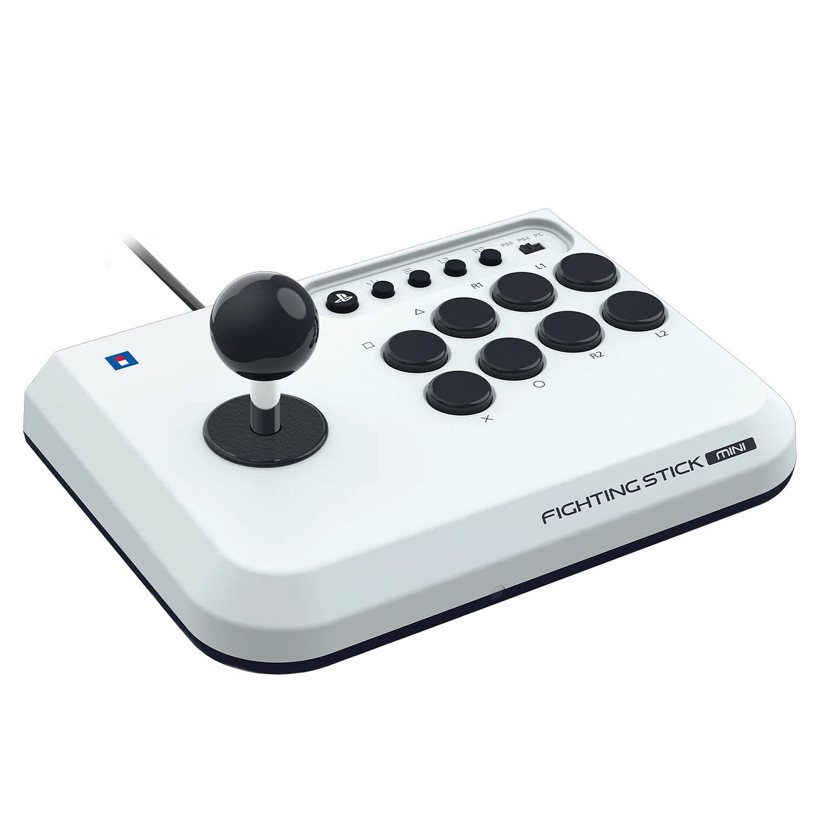hori-fighting-stick-mini.jpg Hori Fighting Stick Mini para PS5, PS4 y PC – Stick Arcade Compacto Oficial Sony - Imagen 1