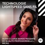Logitech G Astro A50 LightSpeed Wireless – Auriculares Gaming 24 bits con PlaySync, Base de Carga y Dolby Atmos - Imagen 4