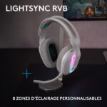 Logitech G522 Lightspeed Auriculares Gaming Inalámbricos RGB para PC, PS5 y Switch 2 - Imagen 2
