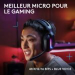 Auriculares Gaming Logitech G G522 Lightspeed RGB Inalámbricos con Bluetooth y 40 mm - Imagen 3